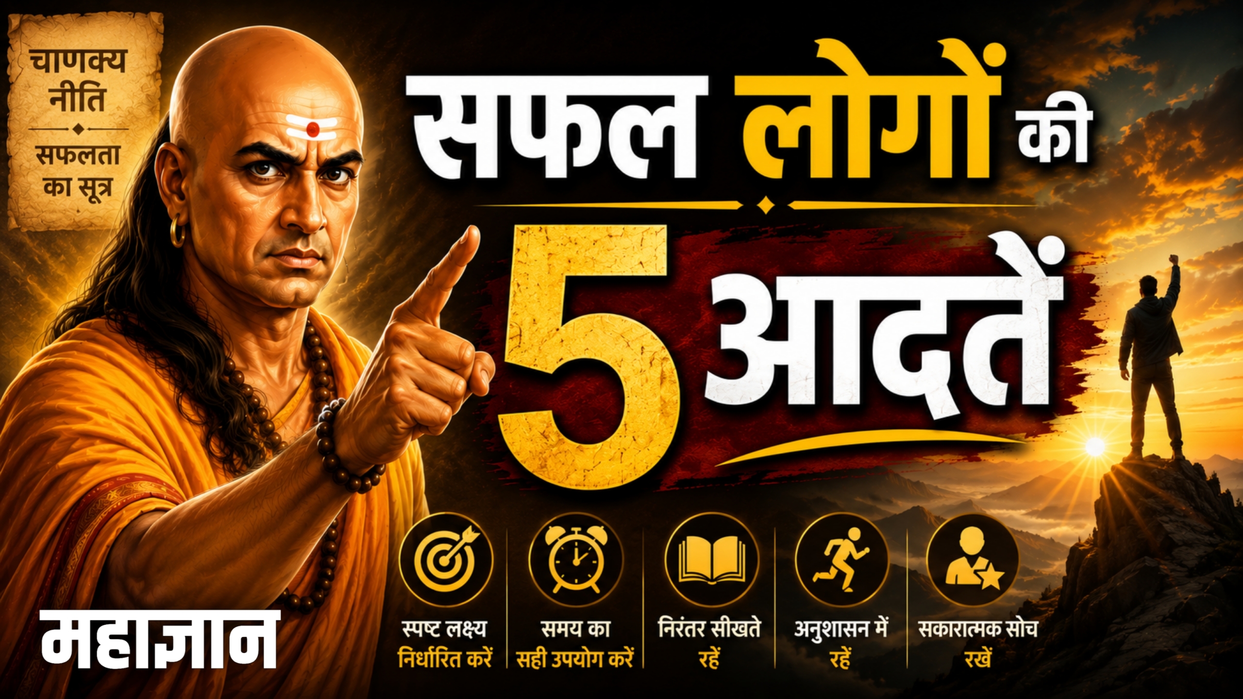 सफल लोगों की 5 आदतें