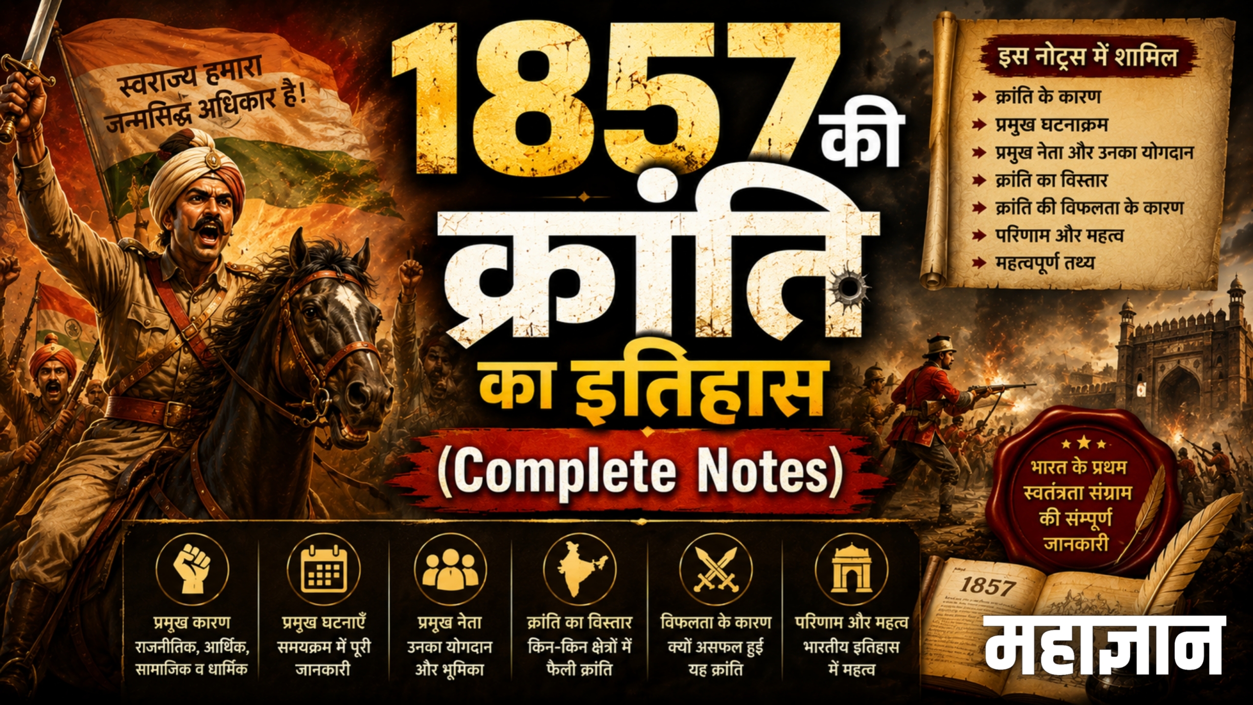 1857 की क्रांति का इतिहास