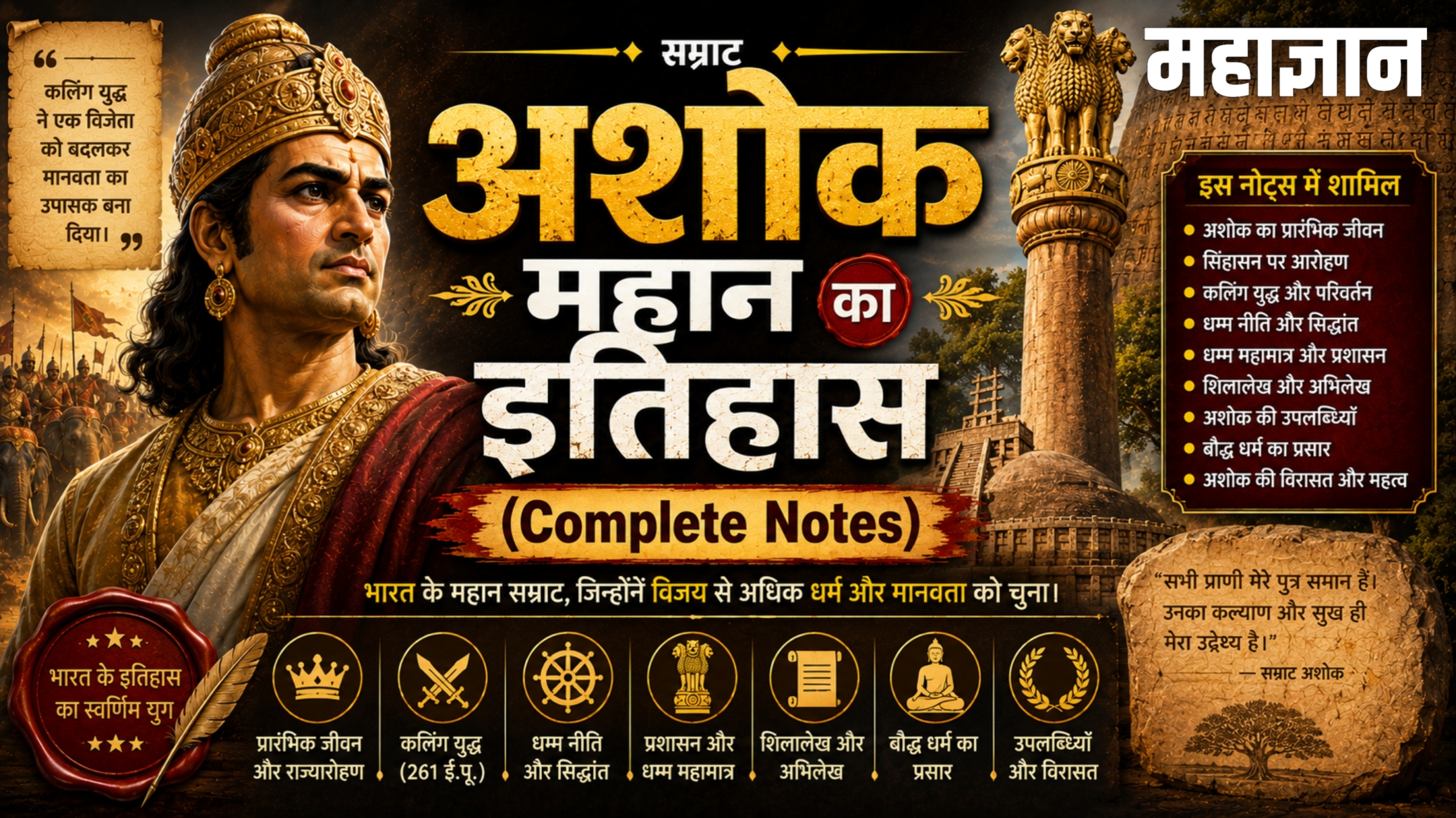 अशोक महान का इतिहास