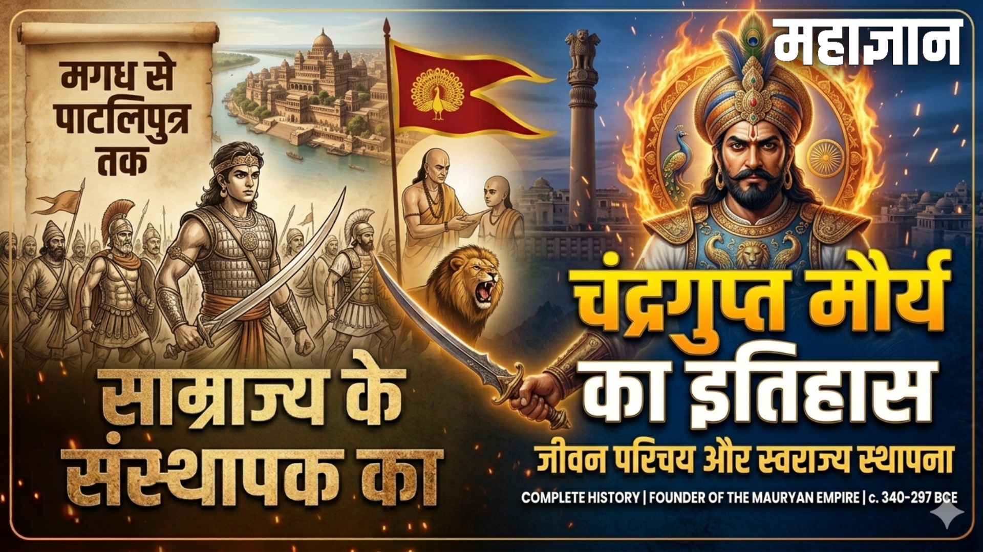 चंद्रगुप्त मौर्य का इतिहास और जीवन परिचय