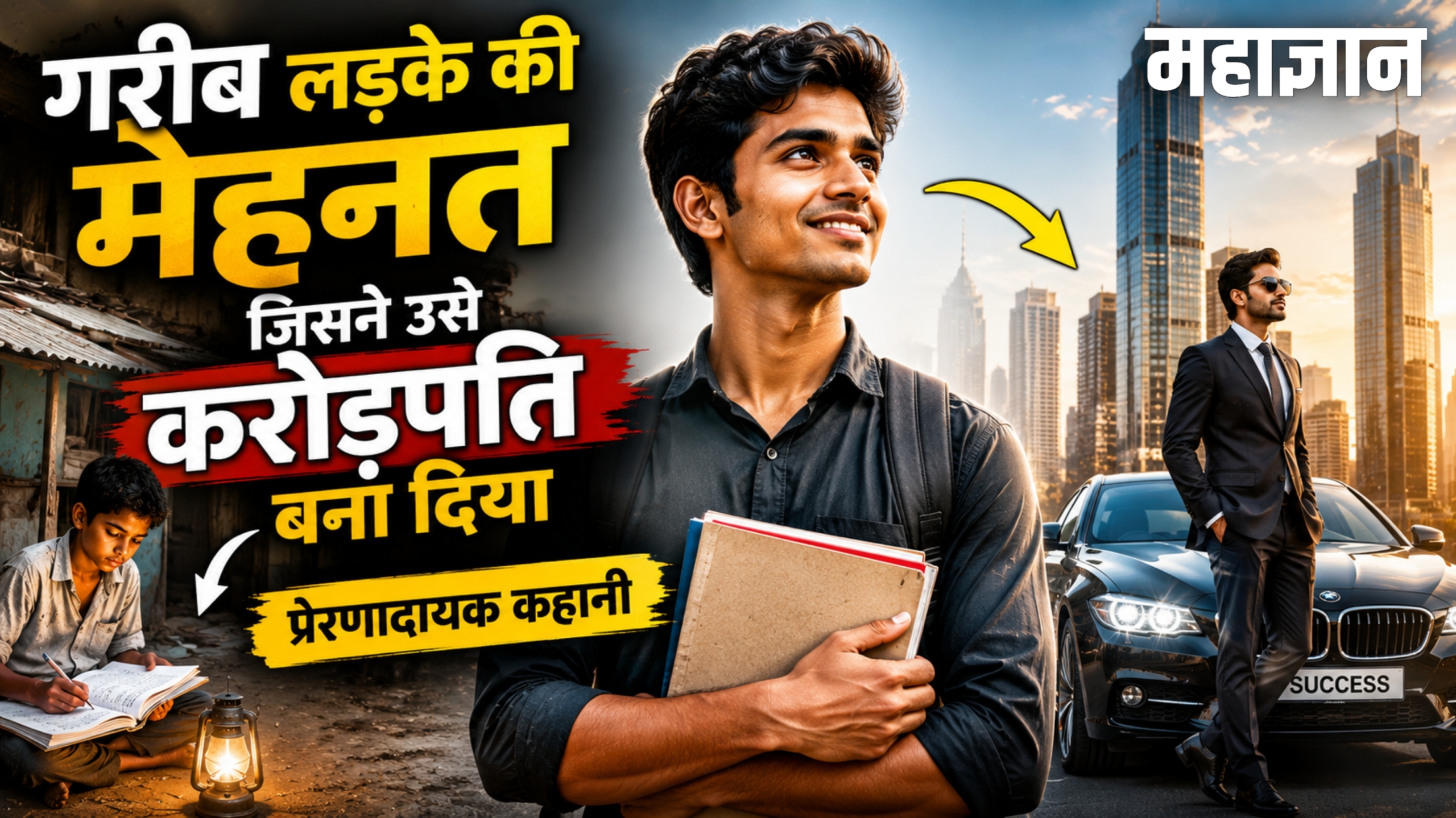 गरीब लड़के की मेहनत जिसने उसे करोड़पति बना दिया